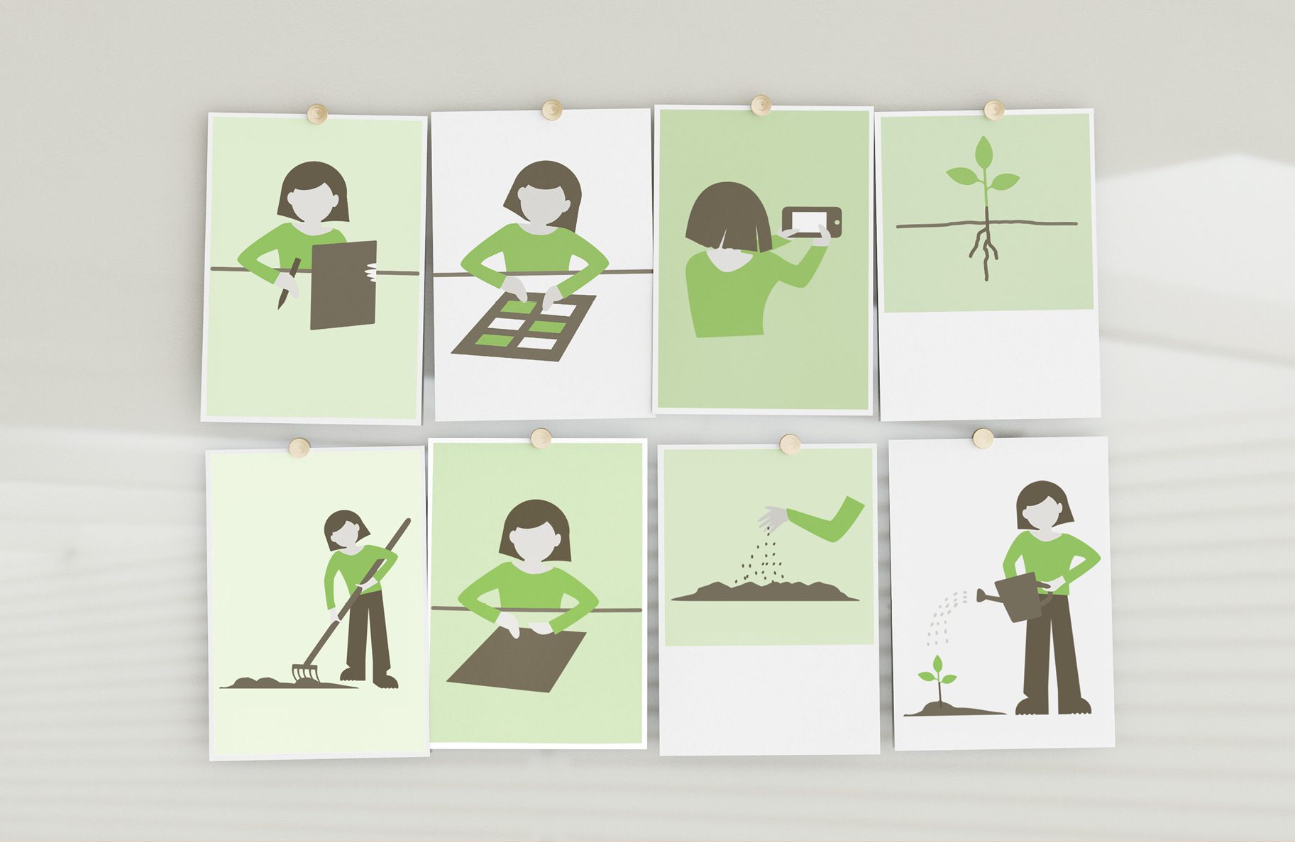 Illustraties Moestuin Maat